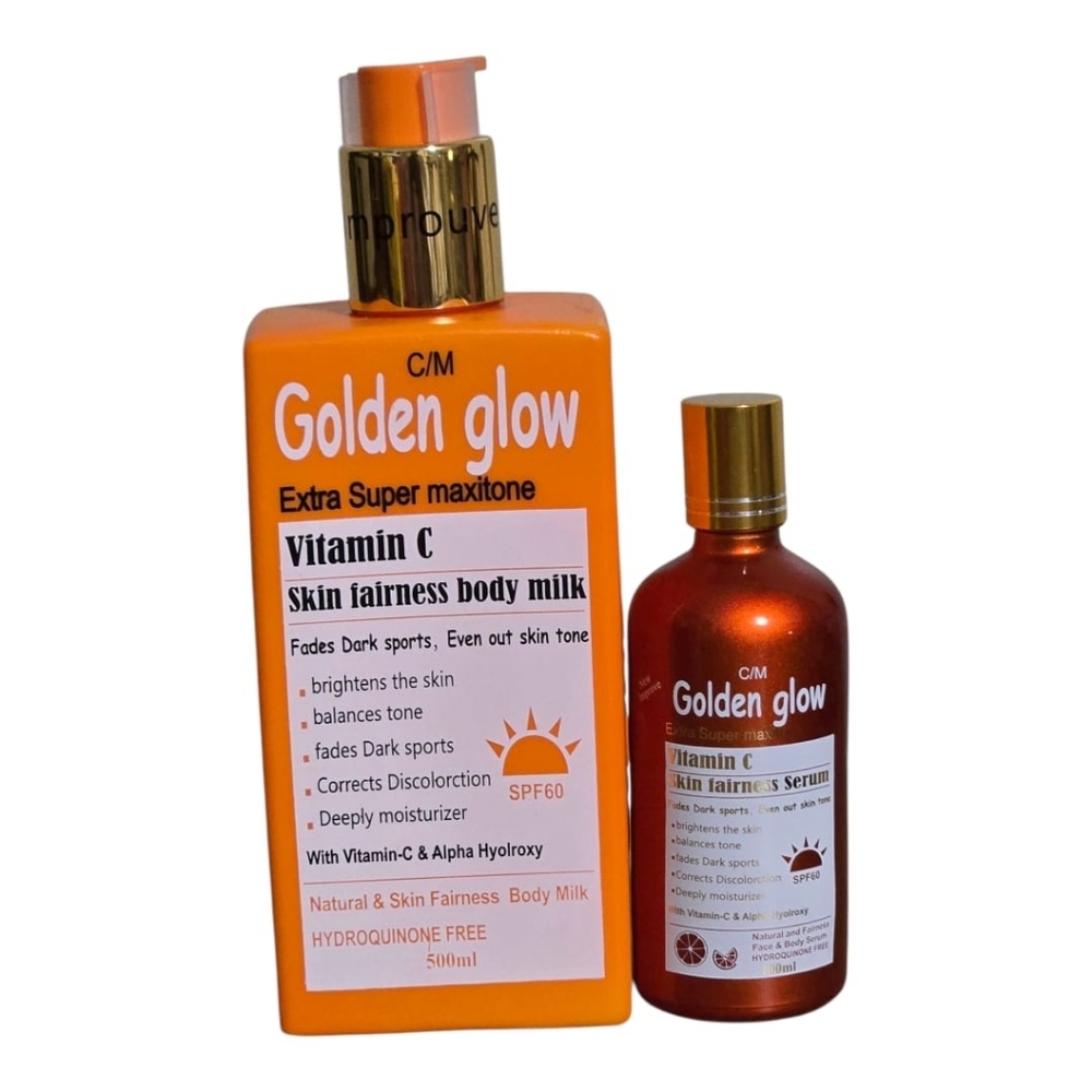 Golden Glow Vitamin C Body Milk And Serum